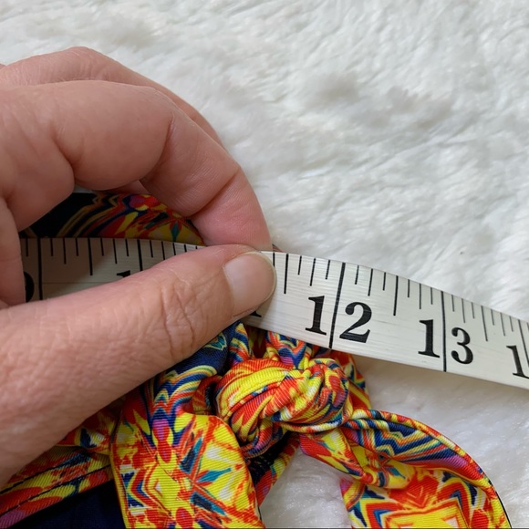 Koral Swim Geo Pattern Side Tie Bikini Bottoms - Picture 6 of 6